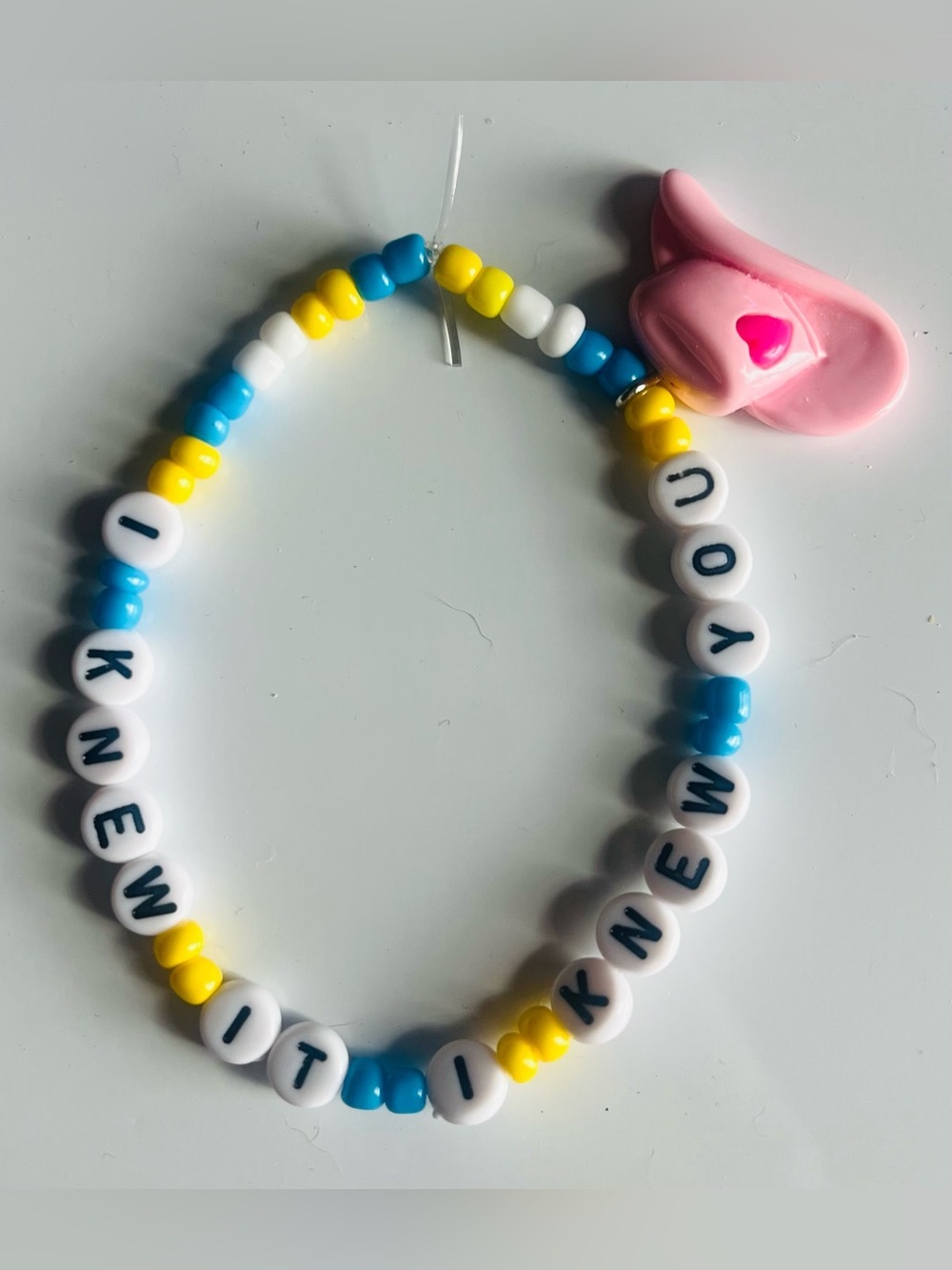 Taylor Swift Friendship Bracelet w/ Charm • Toy Story 5 • I Knew It I Knew You